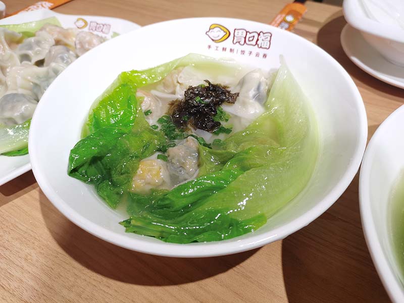 天氣冷了吃什么，來胃口福吃餃子，鮮香味十足，太好吃了